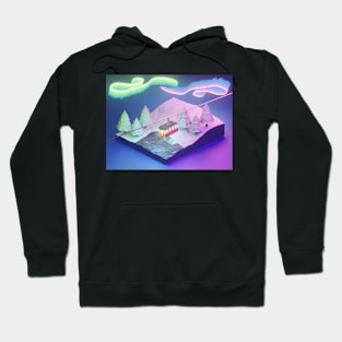 Cable Car in Snow Hoodie
